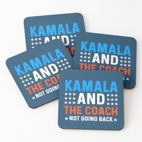Item preview, Kamala And The Coach - US Presidential Election 2024 designed and sold by Sunserize Designs.