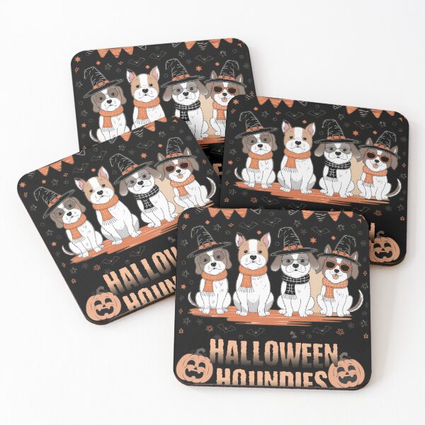 Item preview, Cute Halloween Dogs The Halloween Houndies designed and sold by OwlWorks.