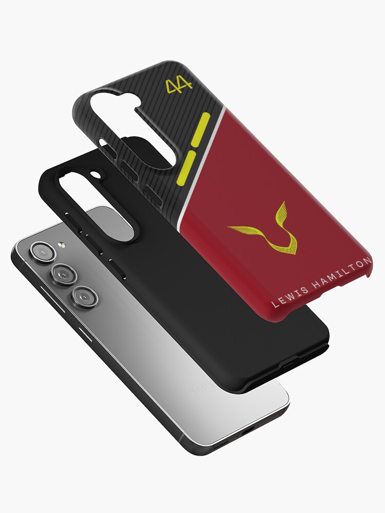 Lewis Hamilton Ferrari Formula 1 Team inspired iphone Cover and Samsung mobile case best gift for F1 fans Samsung Galaxy Phone Case