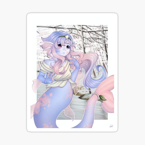 Item preview, Cotton Candy Koi Mermaid designed and sold by AutumnBluebunny.
