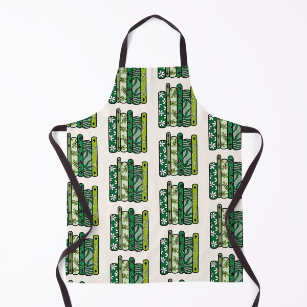 Item preview, Books with Floral, Leaf, and Daisy Spine Patterns - Green designed and sold by MrsCreative1.