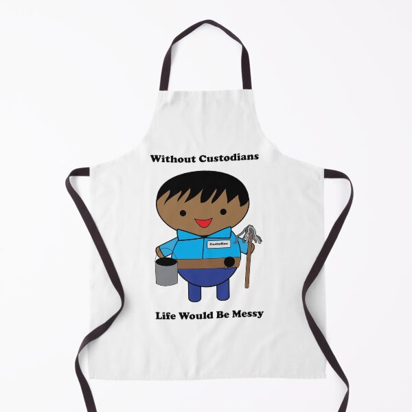 Item preview, Janitor Custodian Life Messy Black Male Funny designed and sold by ValeriesGallery.