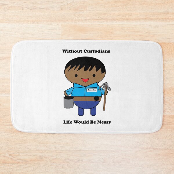 Item preview, Janitor Custodian Life Messy Black Male Funny designed and sold by ValeriesGallery.