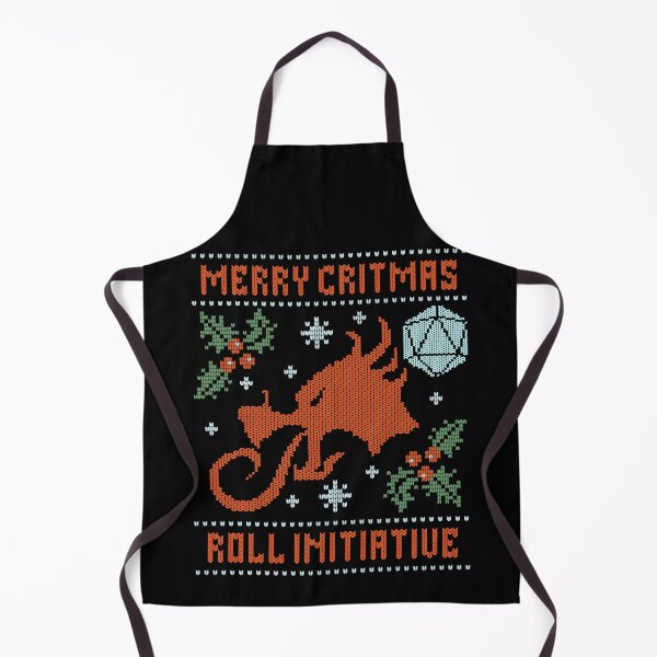 Item preview, Merry Critmas Ugly Christmas Sweater Roll For Initiative designed and sold by sunburstrpg.
