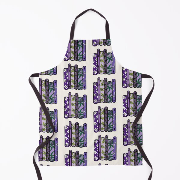 Item preview, Books with Floral, Leaf, and Daisy Spine Patterns - Purple designed and sold by MrsCreative1.