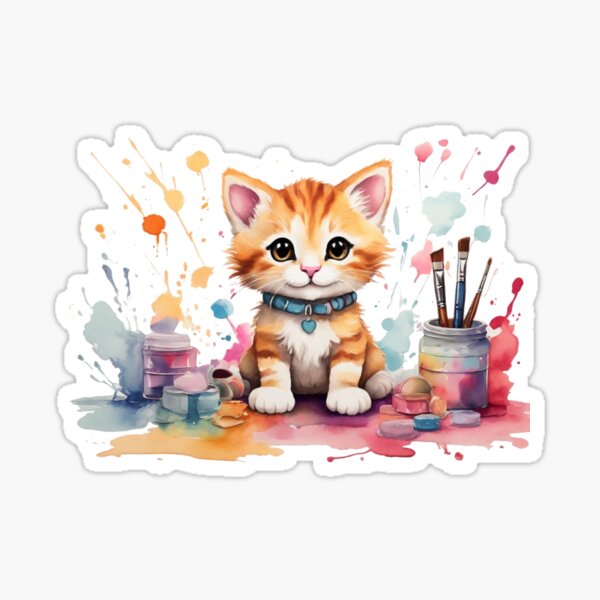 Item preview, Artist Kitten designed and sold by Pawsandco.