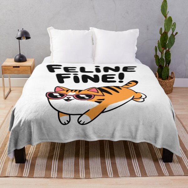 Item preview, Feline Fine! Cute Cat Puns designed and sold by PMCreative.