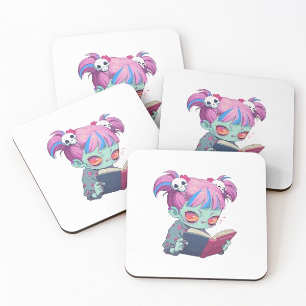 Item preview, Cute Bookish Zombie Girl designed and sold by RetroPrints.