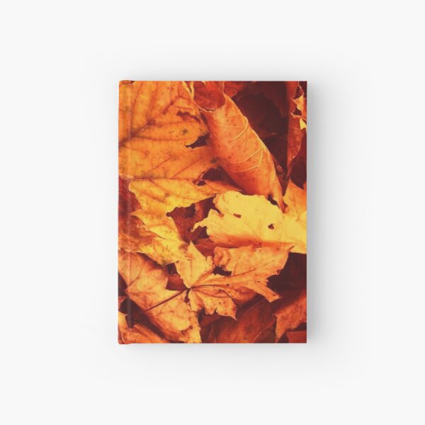 autumn leaves Hardcover Journal