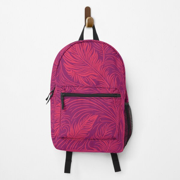 Item preview, Abstract Feather Pattern Purple & Red designed and sold by tonymagnerart.