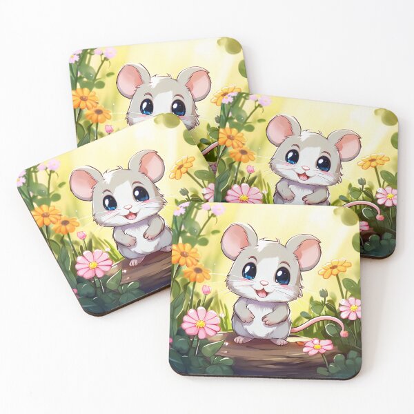 Item preview, Cute mouse in the garden designed and sold by GasconyPassion.