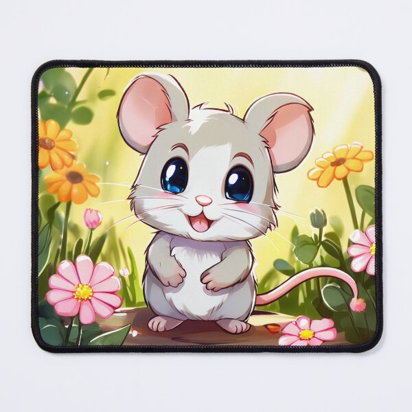 Item preview, Cute mouse in the garden designed and sold by GasconyPassion.