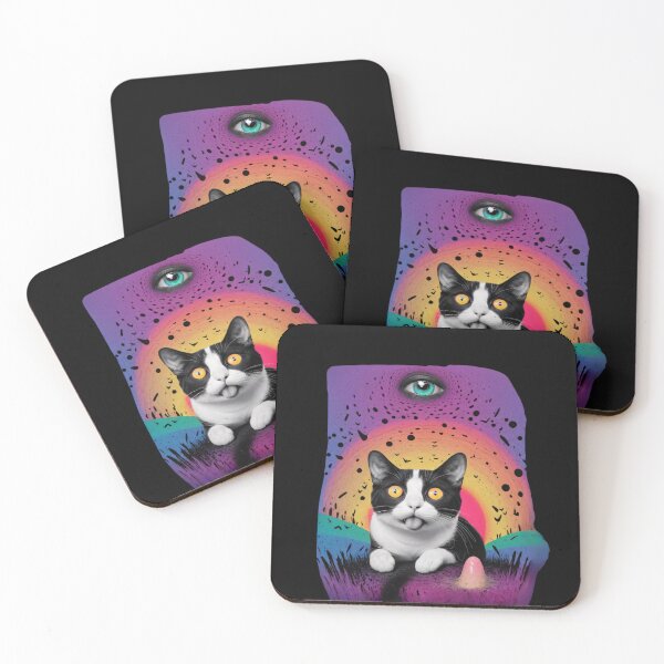 Item preview, gato alucinante designed and sold by AliyahDemirci.