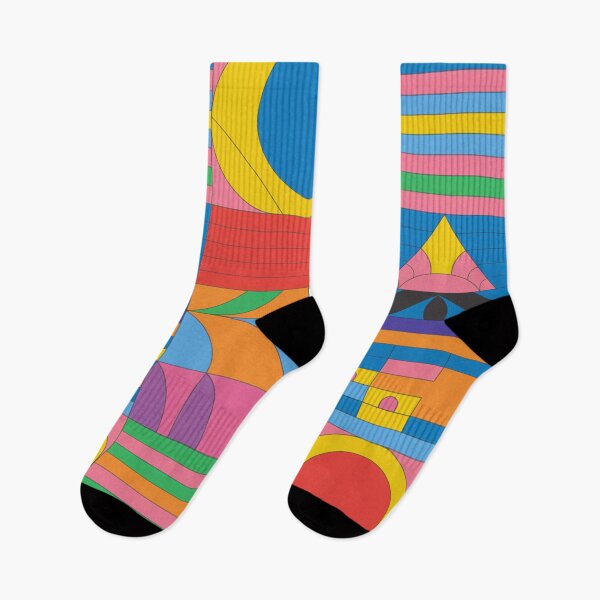 Item preview, Colorful Geometric Abstract Pattern with Bold Shapes designed and sold by PixelAlchemyX.