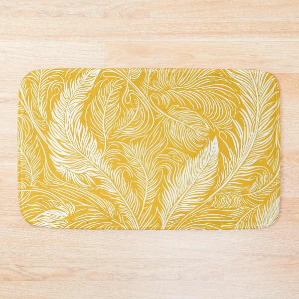 Item preview, Abstract Feather Pattern Yellow designed and sold by tonymagnerart.