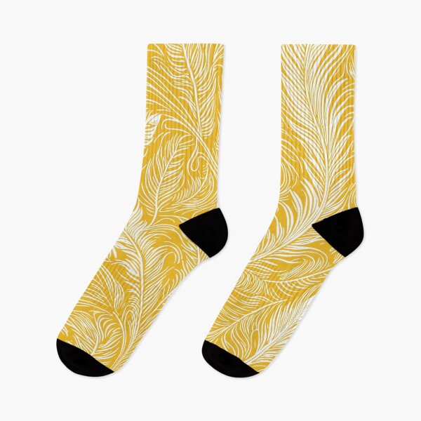 Item preview, Abstract Feather Pattern Yellow designed and sold by tonymagnerart.