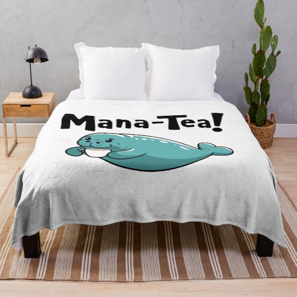 Item preview, Mana Tea. Cute Manatee Pun designed and sold by PMCreative.