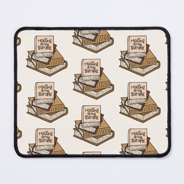 Item preview, "Books Are My Therapy" Pile of Books - Brown designed and sold by MrsCreative1.