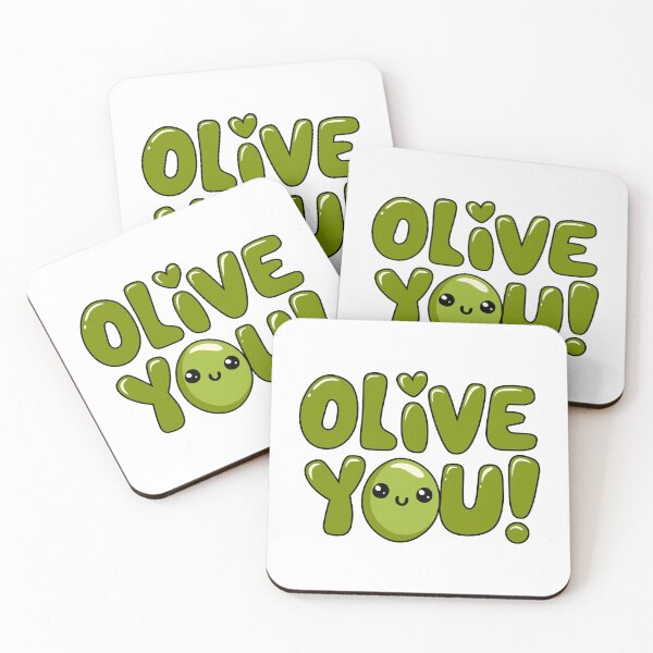 Item preview, Olive You. Cute Olive Pun designed and sold by PMCreative.