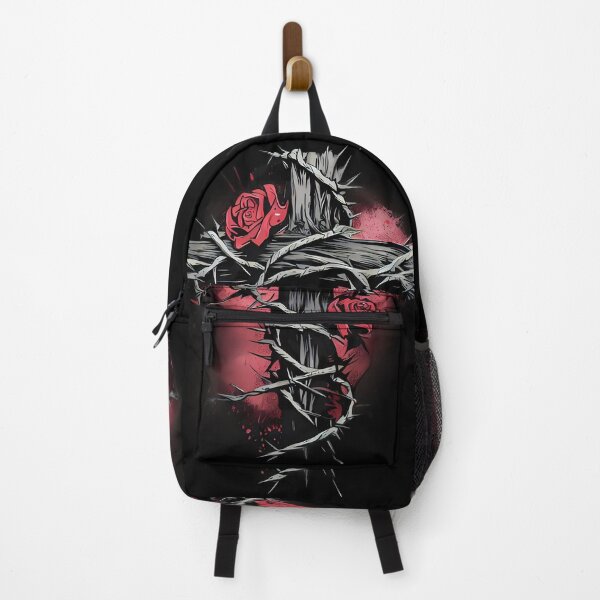 Item preview, Thorned Cross with Red Roses Gothic Design designed and sold by ZetaDream.