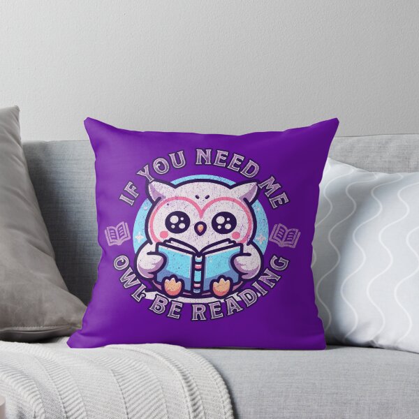 Item preview, Book Lover Cute Owl If You Need Me Owl Be Reading  designed and sold by chrisrivait.