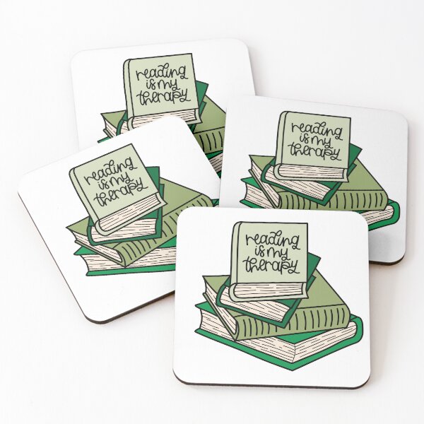 Item preview, "Books Are My Therapy" Pile of Books - Green designed and sold by MrsCreative1.