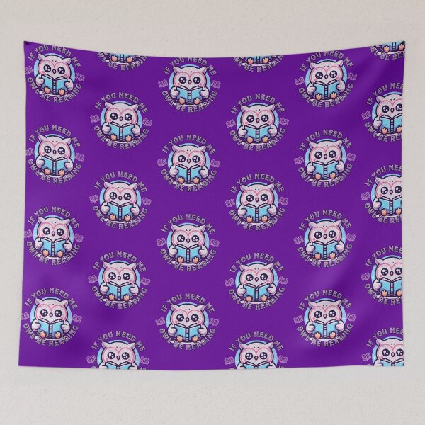 Item preview, Book Lover Cute Owl If You Need Me Owl Be Reading  designed and sold by chrisrivait.