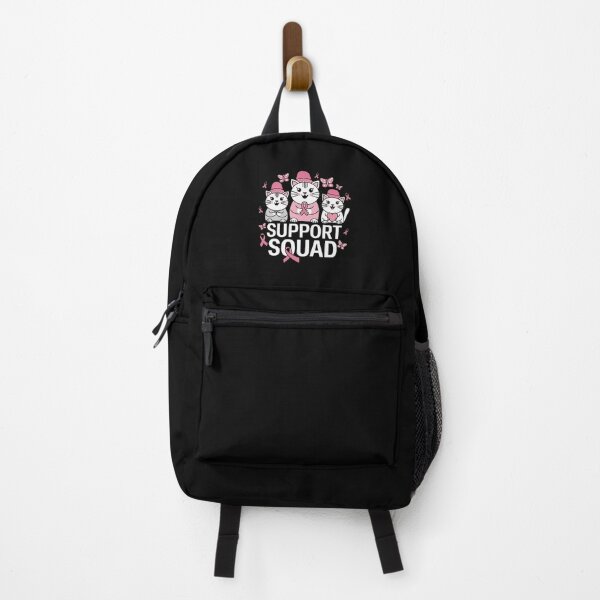 Item preview, Breast Cancer Awareness Cat Support Squad - Cute Pink Ribbon Design designed and sold by love3617.