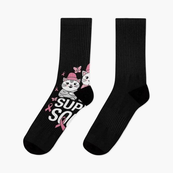 Item preview, Breast Cancer Awareness Cat Support Squad - Cute Pink Ribbon Design designed and sold by love3617.
