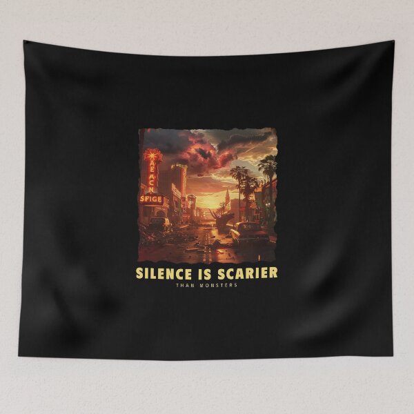 Item preview, Silence is Scarier designed and sold by PB-Sandwich.
