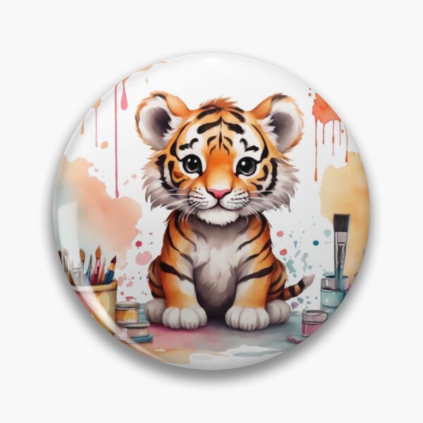 Item preview, Tiger Artist designed and sold by Pawsandco.