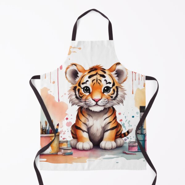 Item preview, Tiger Artist designed and sold by Pawsandco.