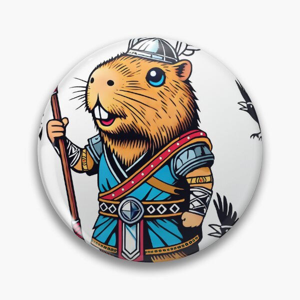 Item preview, OdinBara - The Allfather of Capybaras designed and sold by BonaVitaUW.