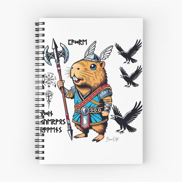 Item preview, OdinBara - The Allfather of Capybaras designed and sold by BonaVitaUW.