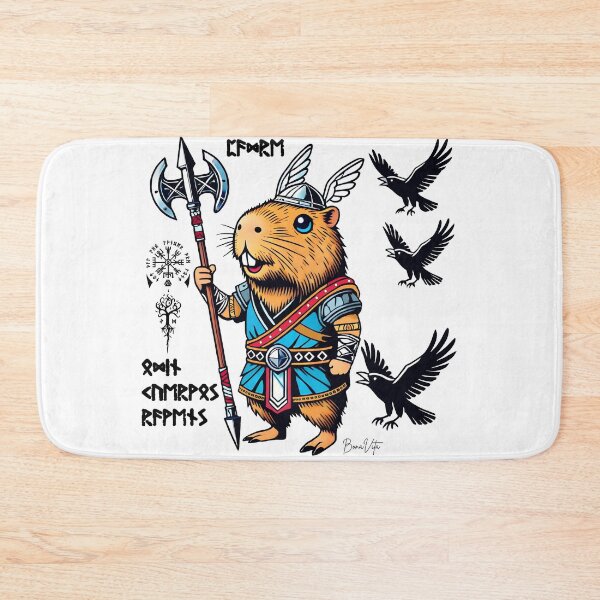 Item preview, OdinBara - The Allfather of Capybaras designed and sold by BonaVitaUW.