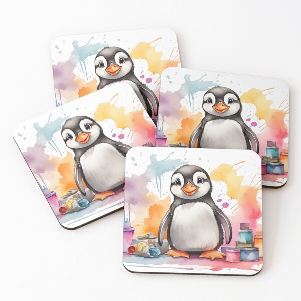 Item preview, Penguin Artist designed and sold by Pawsandco.