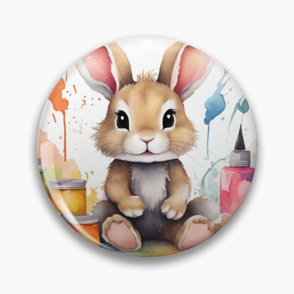 Item preview, Rabbit Artist designed and sold by Pawsandco.