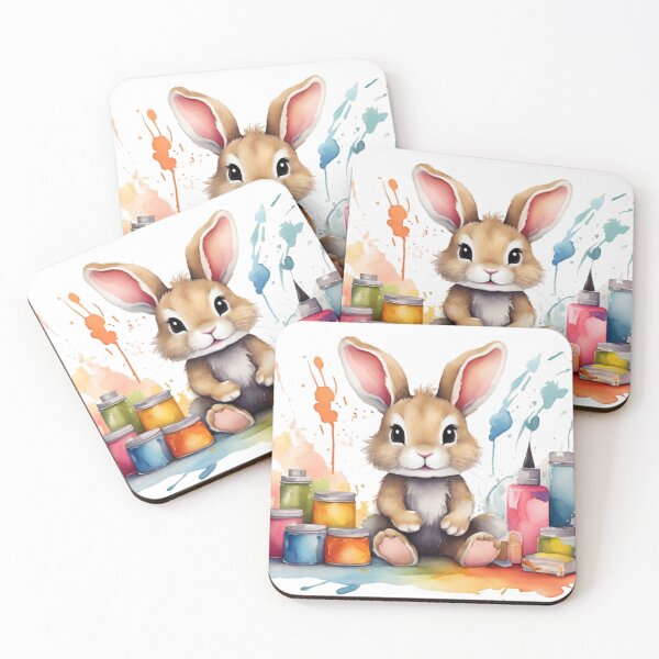 Item preview, Rabbit Artist designed and sold by Pawsandco.