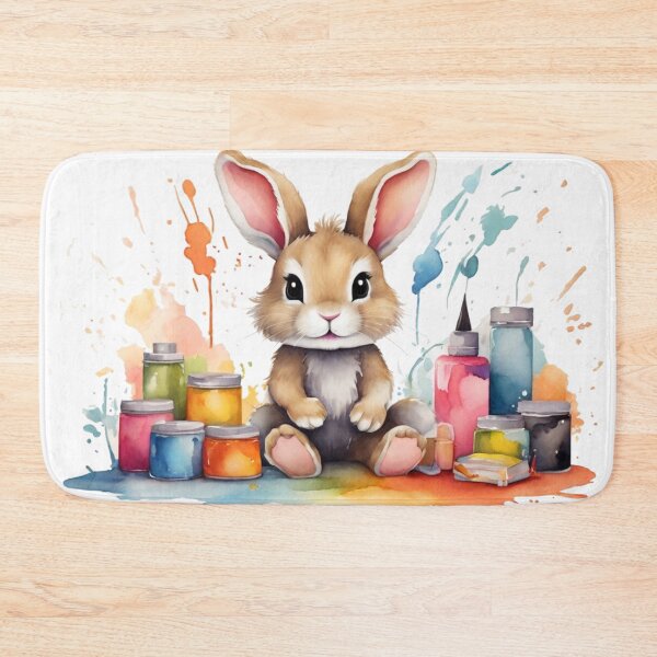Item preview, Rabbit Artist designed and sold by Pawsandco.