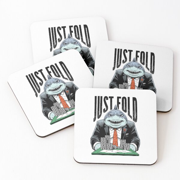 Item preview, Poker Card Shark Casino Gambler Funny Just Fold Four Aces designed and sold by GrandeDuc.