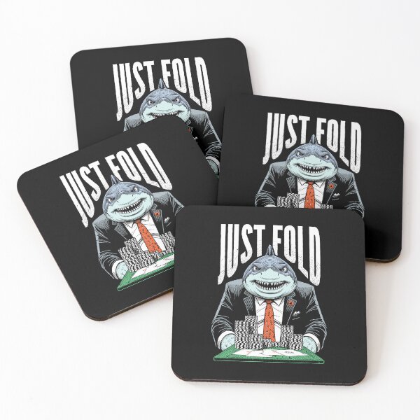 Item preview, Poker Card Shark Casino Gambler Funny Just Fold Four Aces designed and sold by GrandeDuc.