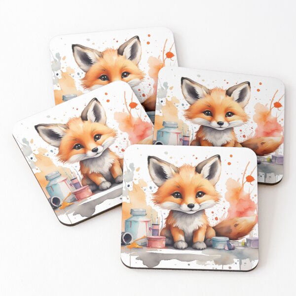 Item preview, Fox Artist designed and sold by Pawsandco.