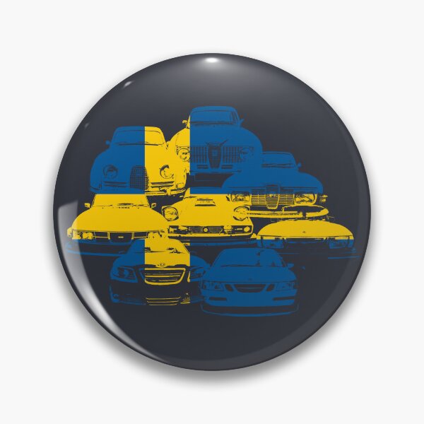 Item preview, Saab classic car selection Swedish flag designed and sold by soitwouldseem.