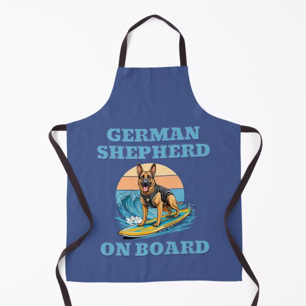 Item preview, German Shepherd on board designed and sold by BigfeetLittlepaws.