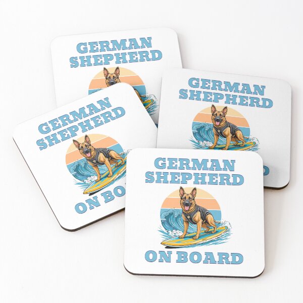 Item preview, German Shepherd on board designed and sold by BritishDelights.