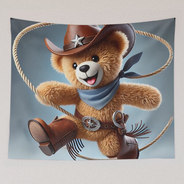 Item preview, Cowboy Bear Bow Tie designed and sold by Osintown.