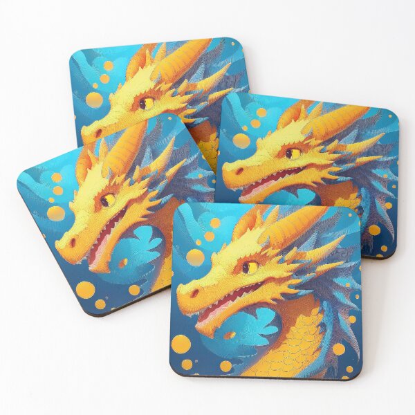 Item preview, Yellow cartoon dragon. designed and sold by BAR DEC.