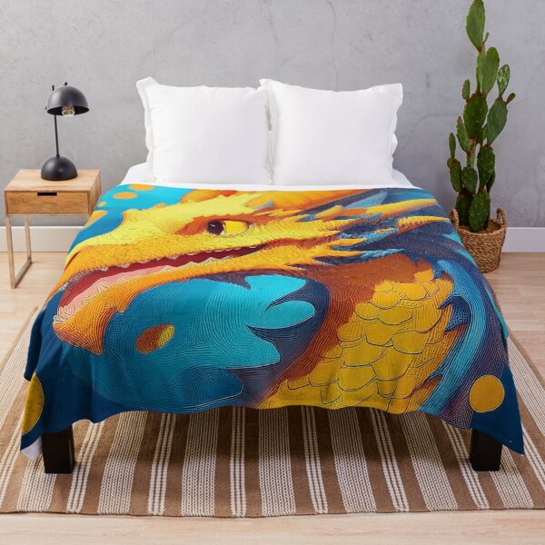Item preview, Yellow cartoon dragon. designed and sold by BAR DEC.