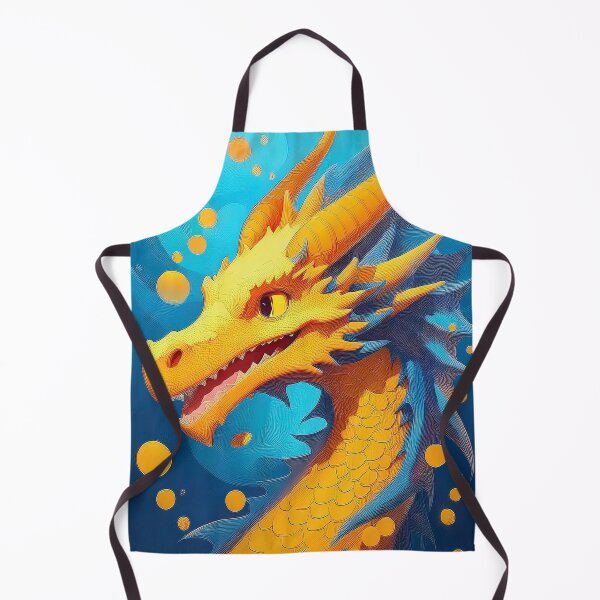 Item preview, Yellow cartoon dragon. designed and sold by BAR DEC.