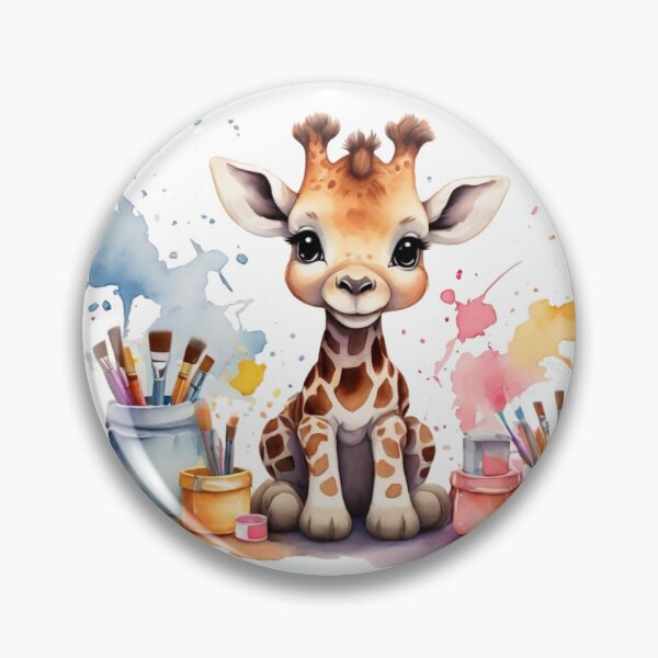 Item preview, Giraffe Artist designed and sold by Pawsandco.